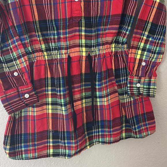 Girls Ralph Lauren Plaid Flannel Top, Size 8 - Picture 4 of 5